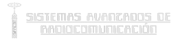 SISTEMAS AVANZADOS DE RADIOCOMUNICACION